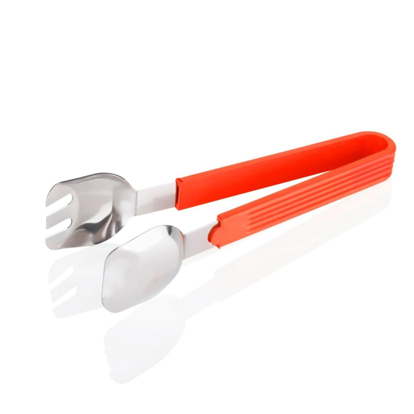 Multi-Purpose Salad Serving Tongs – Stainless Steel & Silicone Kitchen Utensil