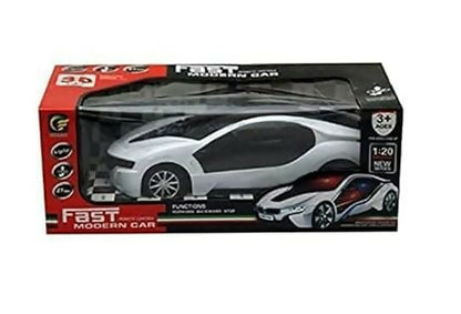 Fast Modern Racing Car with remote control (White)