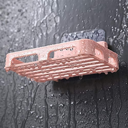 Self Adhesive Rectangular Soap Dish Holder (1 Pc)