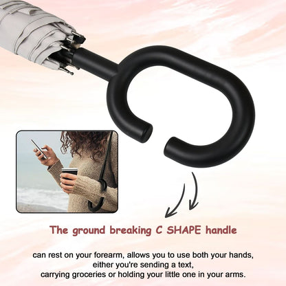 Umbrella Summer Sun And Rain Protection foldable Cute Umbrella  (1 Pc  Mix Color)