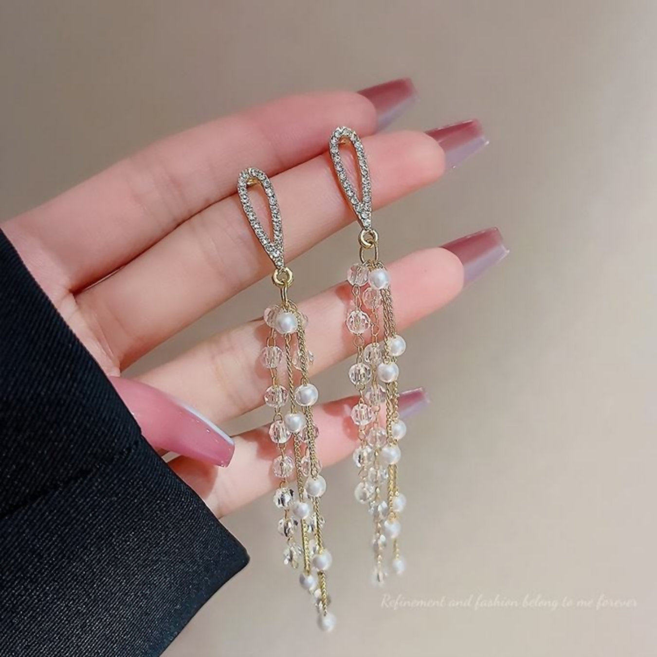 Playful & Chic Earrings Set of 2 Lipstick and Pear Drop Design Trendy Jewelry for Women & Girls pinapes