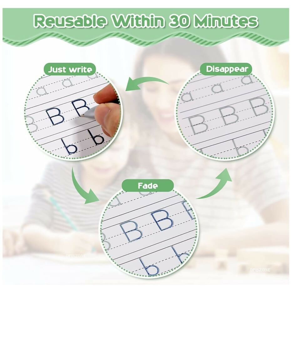 Reusable Magic Tracing Copybooks for Kids – Alphabet, Numbers & Drawing Practice Set JR Enterprise