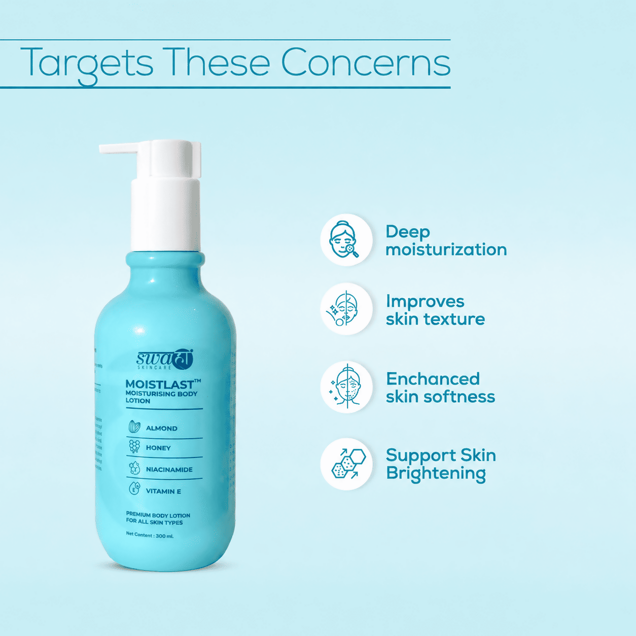Moistlast Moisturising Body Lotion (250ml)