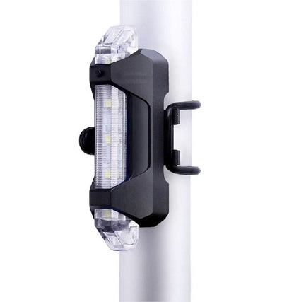Rechargeable White LED Front Bicycle Light – Waterproof & Bright