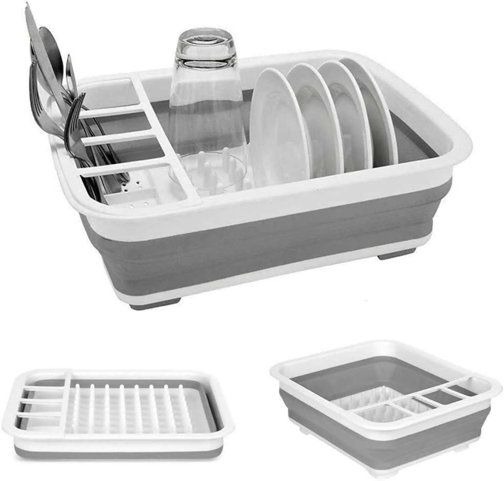 Portable Dinnerware Drainer Organizer - HalfPe