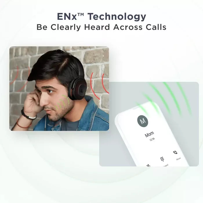 boAt Rockerz 425 Bluetooth Wireless Over Ear Headphones with Mic Signature Sound,  Bluetooth V5.2 (Multicolor)