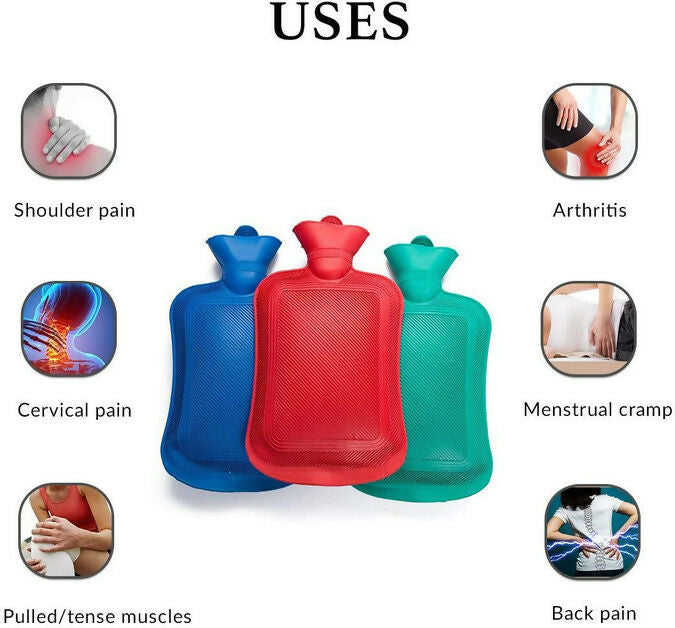 1000 ML Hot Water Bag for Pain Relief and Warm Therapy
