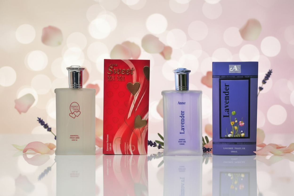 Aone Sweet YA YA and Lavender Perfume 100ml each (pack of 4, 400ml) Gimanifragrances
