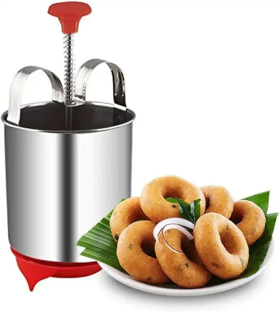 Stainless Steel Perfectly Shaped & Crispy Medu Vada Maker - HalfPe