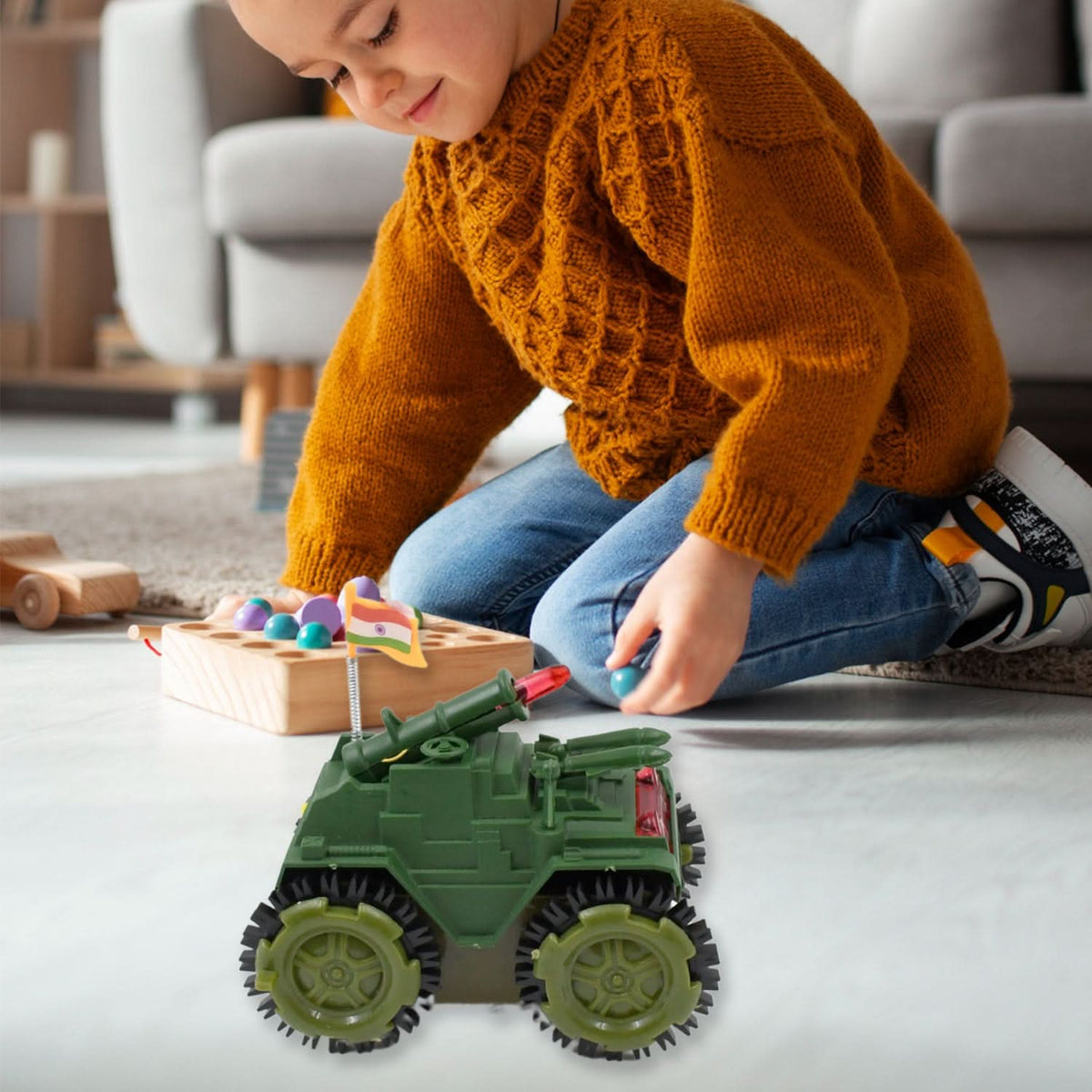 Childrens Joy Tumbling Tank Toy Car HP DD