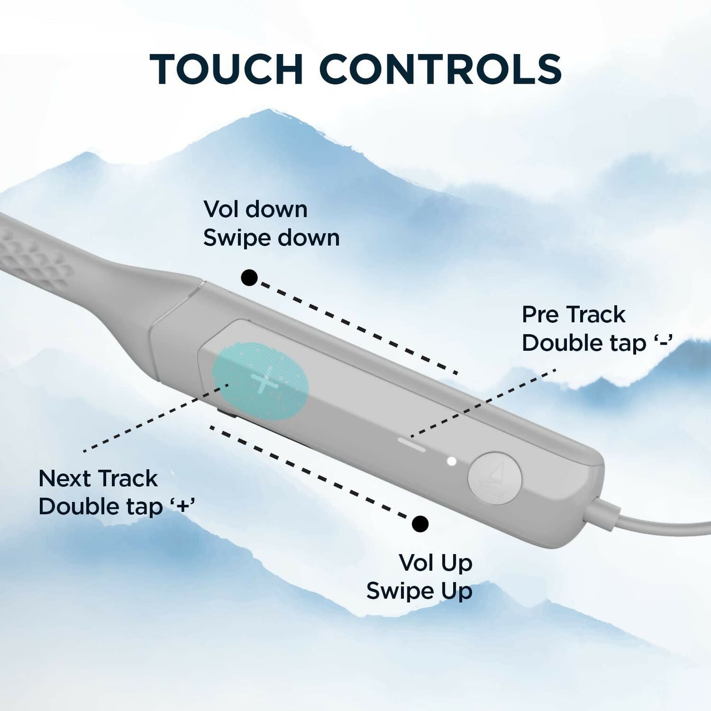 boAt Rockerz Apex Neckband – Wireless in-ear earphones with Spatial Bionic Sound (Dirac Virtuo™), Beast™ Mode, ENx™ calling, touch controls, 30H playtime, and ASAP™ fast charging.(CLASSIC GREY) Halfpe Deals