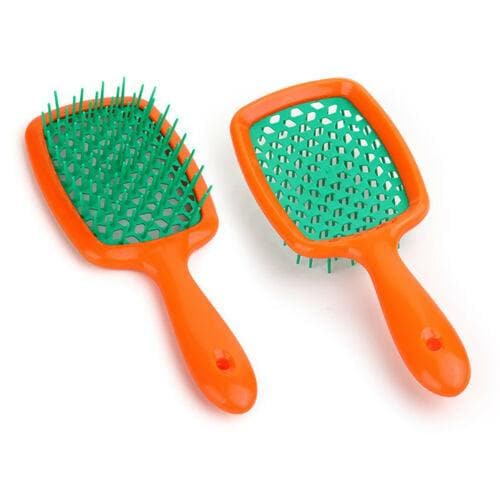 WK-23 Hairbrush for girls / women (Orange) - HalfPe