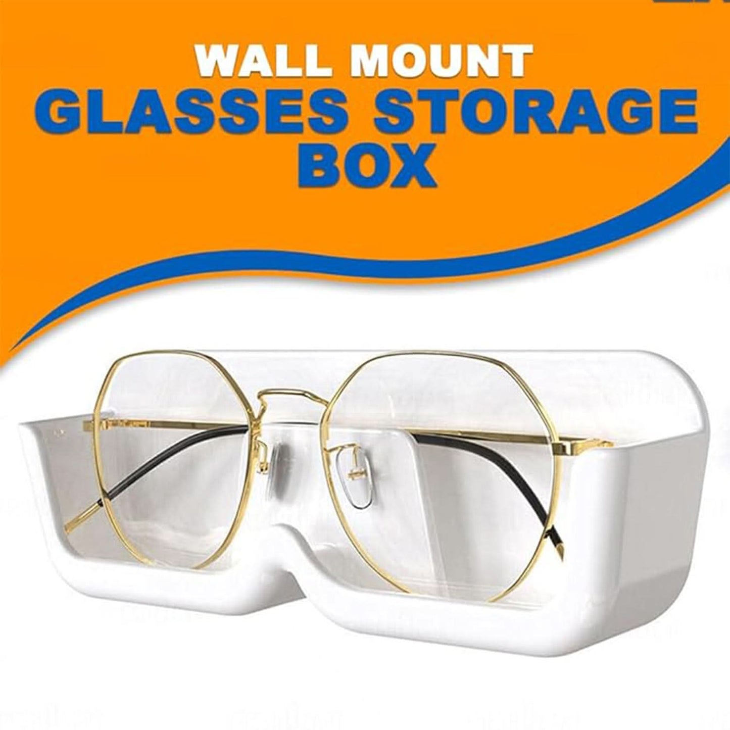 Wall-Mount Sunglass Organizer – Space-Saving Eyewear Holder with Adhesive Stickers (2 Pc Set)