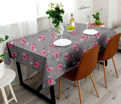 Lushomes Round Table Cover, Table Cloth for 4 to 6 Seater Dining Table, 4.75 x 5.90 FT Rectangle, Machine Wash (57x71 Inch) - HalfPe