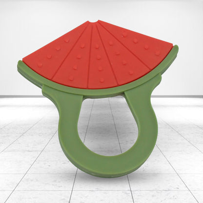 Baby Silicone Fruit Teether with 100% Food Grade, BPA-Free – Grapes, Banana, Watermelon (1 Pc)