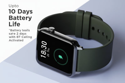 boAt Storm Call w/ 4.29 cm(1.69"), BT Calling Smartwatch (Forest Green Strap) -Free Size Halfpe Deals