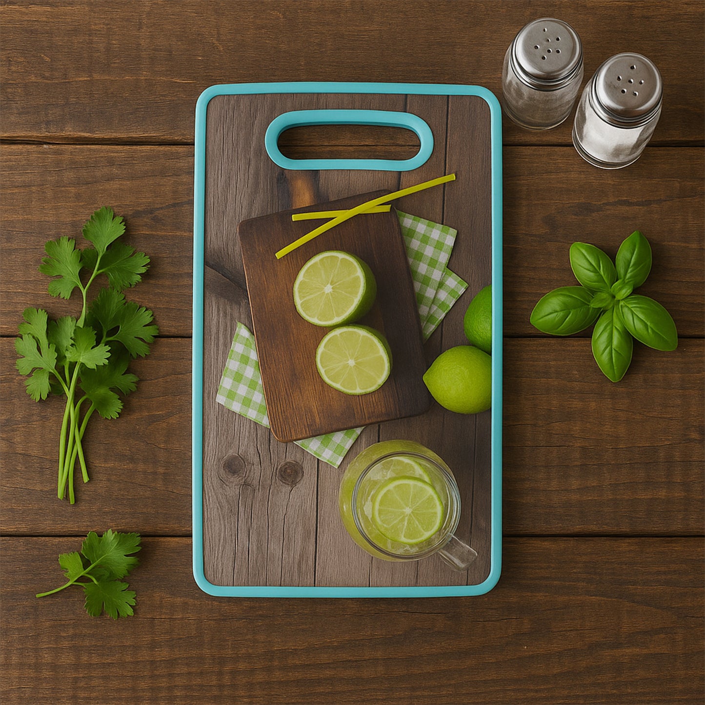 Premium Multipurpose Cutting Board with Handle Durable Kitchen Chopping Board (1 Pc  36x23 Cm)