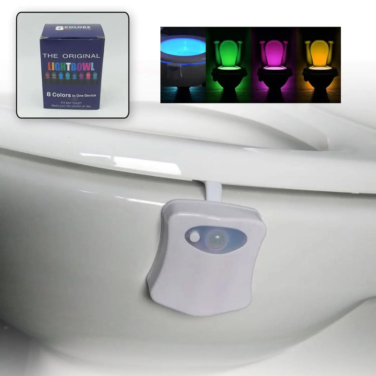 Toilet Light Led Toilet Bowl Light Toilet Cover Lamp (1 Pc  Battery Not Included) HP DD