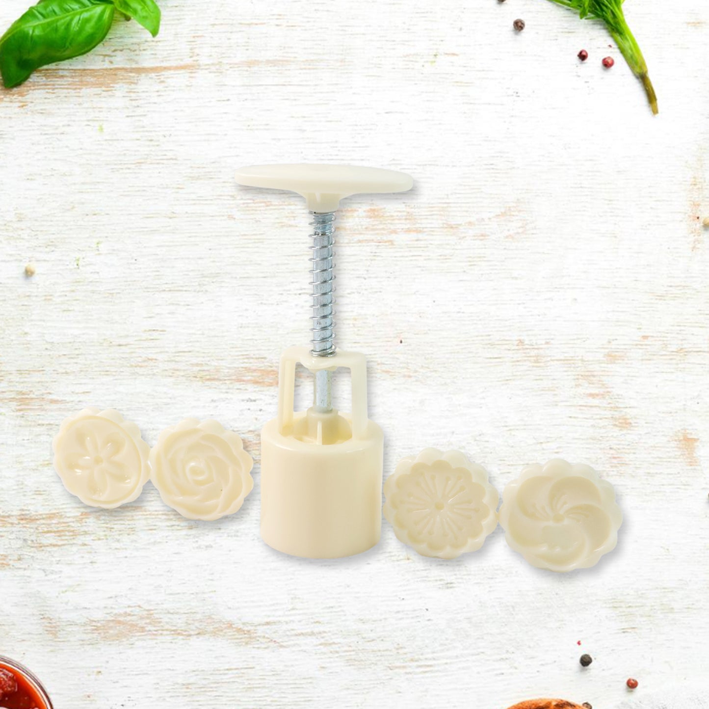 Spring Press Cookie &  Pastry Mold - (Set)