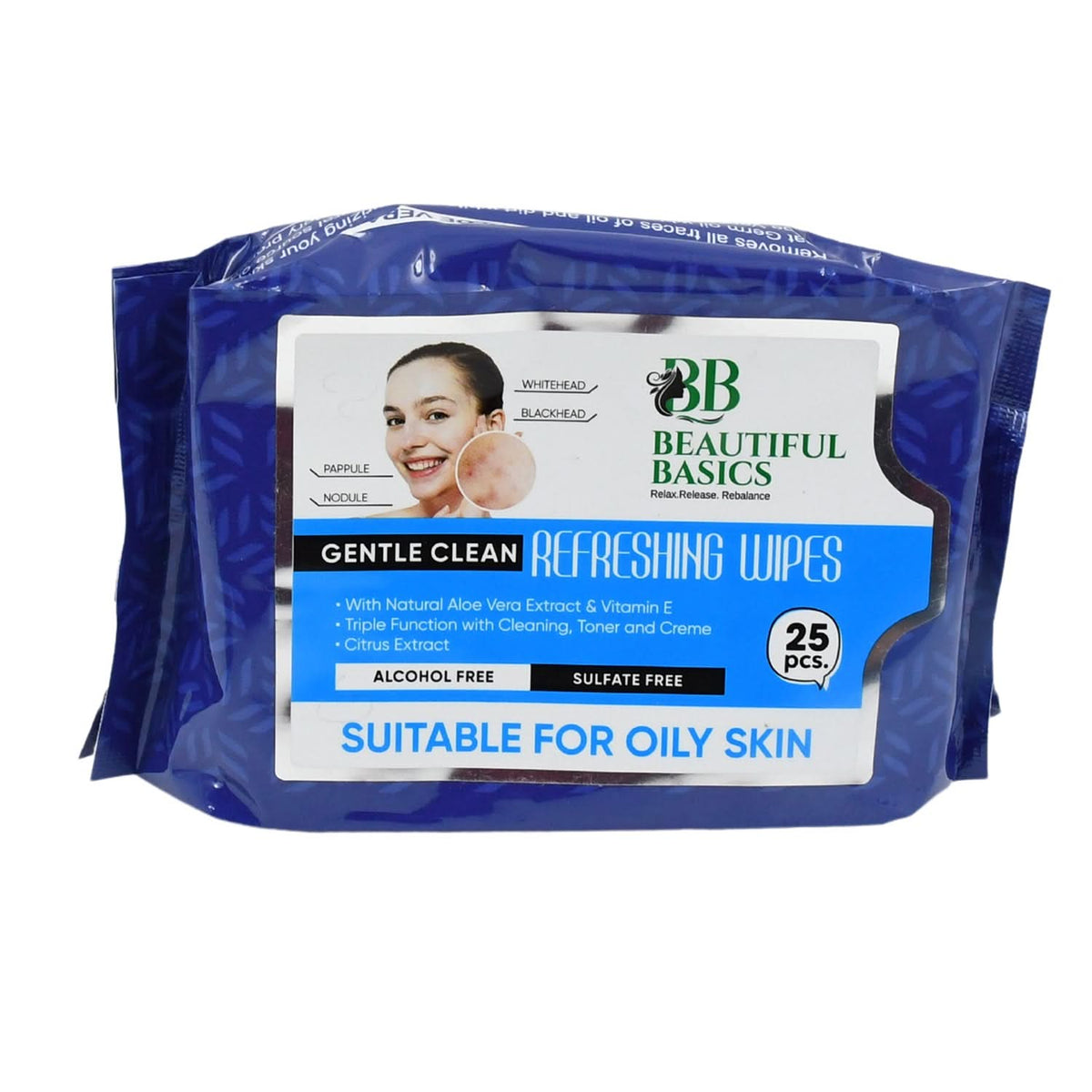 Refreshing Wet Wipes For Face  Facial Cleansing  Refreshing  Skin Hydration Soothing For Skin  Ph Balance  Alcohol Free  Nourishing With Fruit Extract  25 Wipes HP DD