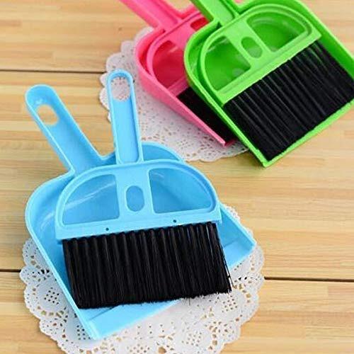 Mini Dustpan With Brush Broom Set For Multipurpose Cleaning - 2 Pcs