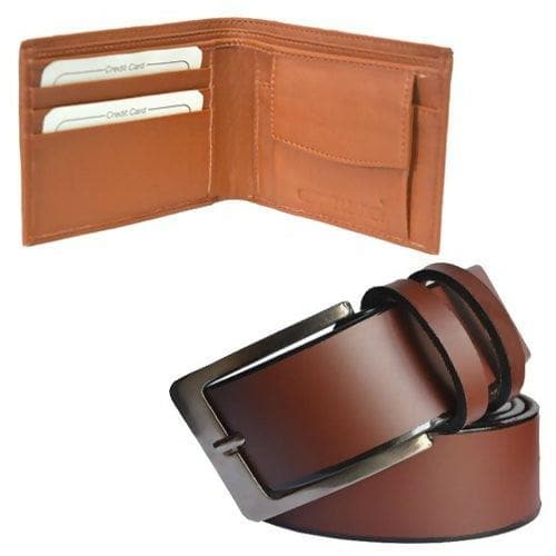 Combo Album PURSE & Brown Stitch BELT best valentine gift - HalfPe