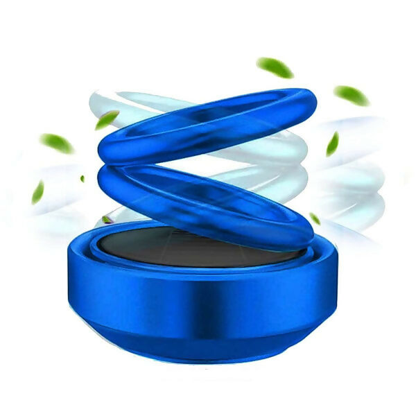 Solar Car Aroma Diffuser 360 Rotating Perfume Air Freshener for Car Home Office random color ABHI Mobiles
