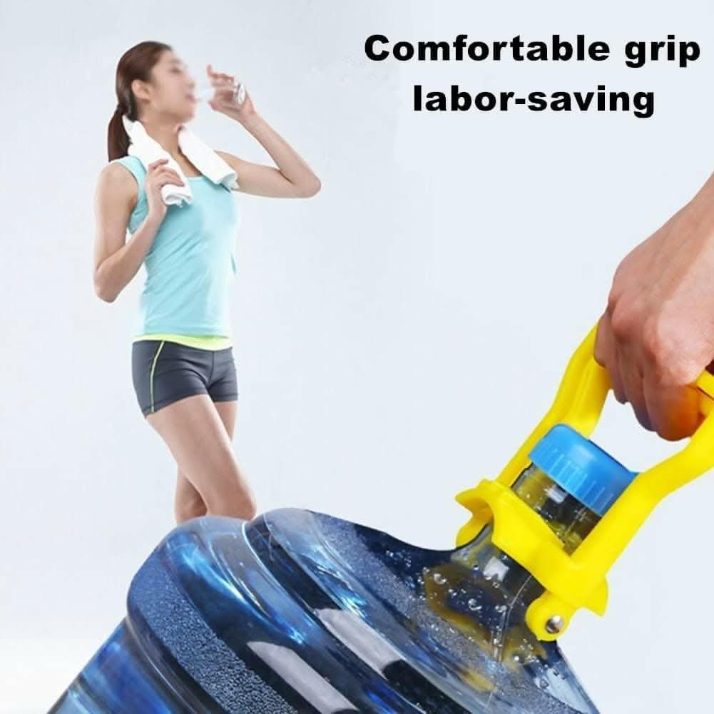 Water Can Handle Water Bottle Lifter (Yellow) 20L - HalfPe