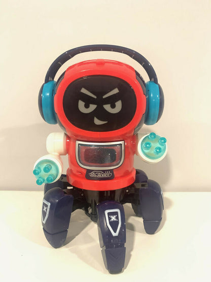 Dancing Robot, Six-claw, Music and LED Light Toy for kids