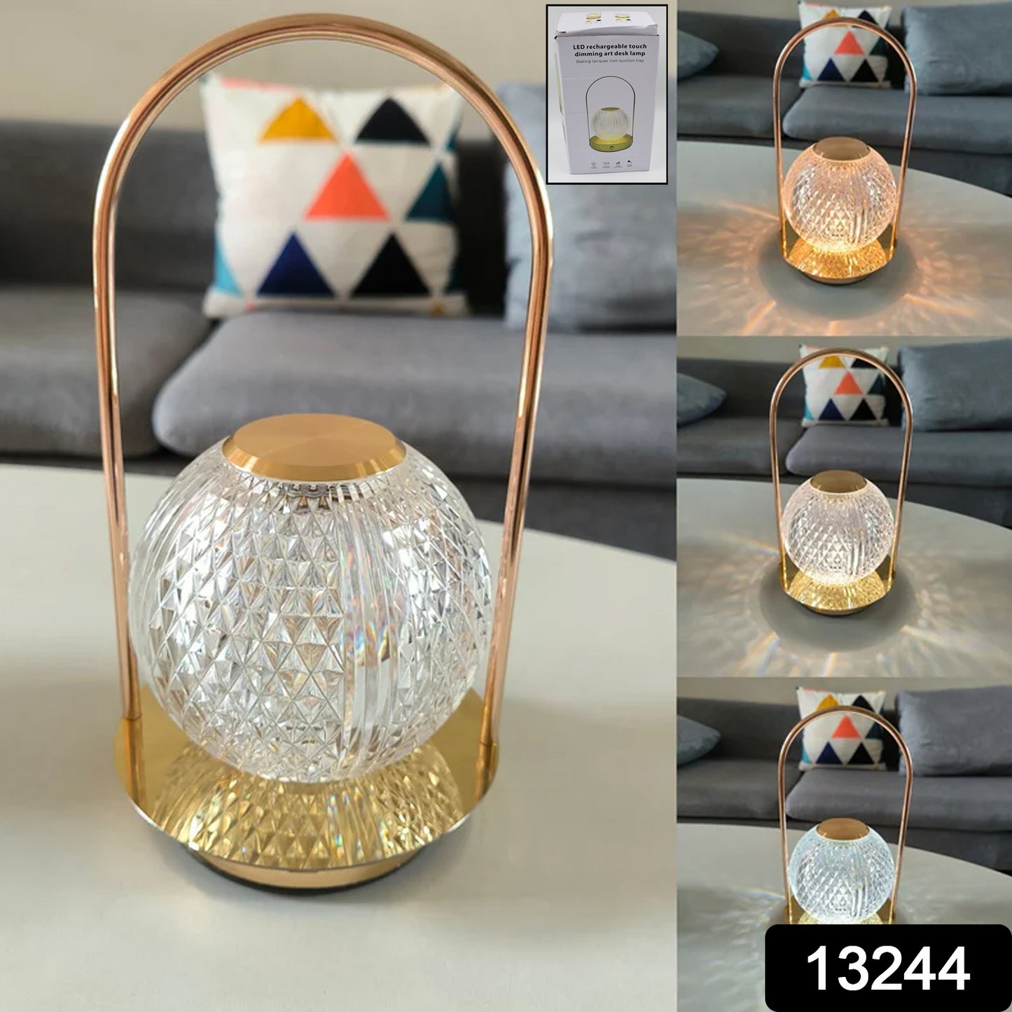 Rechargeable Lamps for bedrooms Lamps for Living Room Touch lamp Flower Rechargeable LED Table Lamp Bedroom Room Decoration (7w  1800mah)