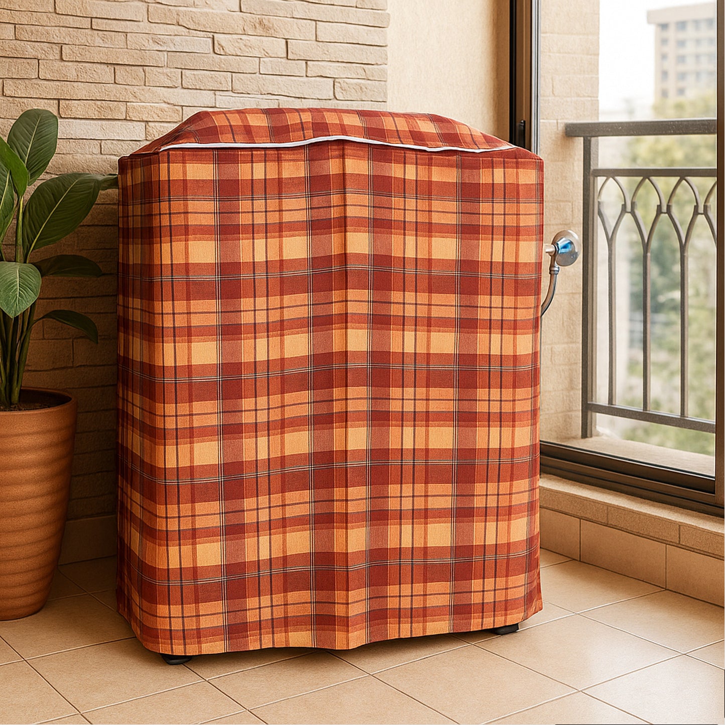 Water-resistant Washing Machine Cover For Top-load Models  Dustproof Protective Sleeve with Easy-Access Lid Flap, (1 Pc)