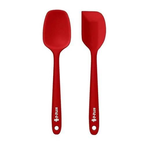 P-plus international premium big silicone spatula for cooking set of 2 - HalfPe