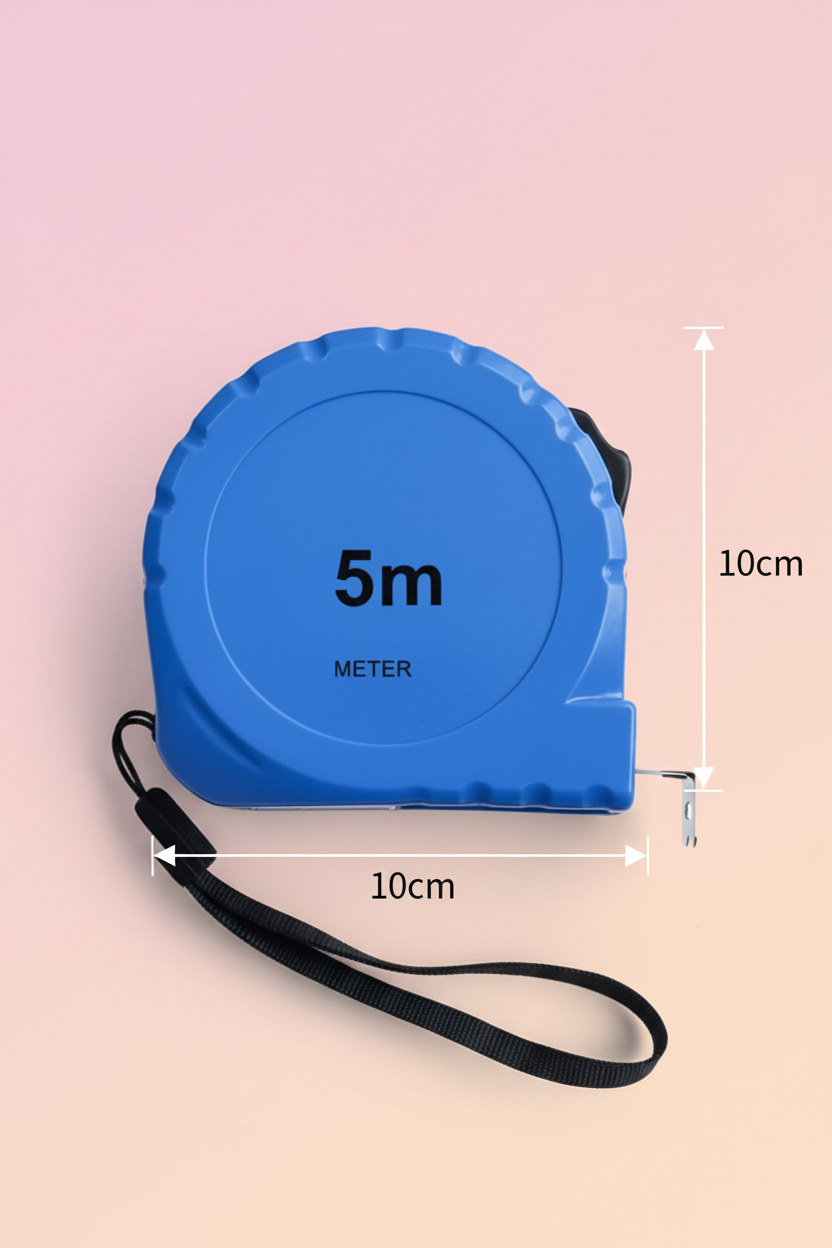 5 Meter Measuring Tape Compact Durable Measuring Tool for Home Tailoring Construction and DIY Use JPS PRODUCTS (ACHSA)