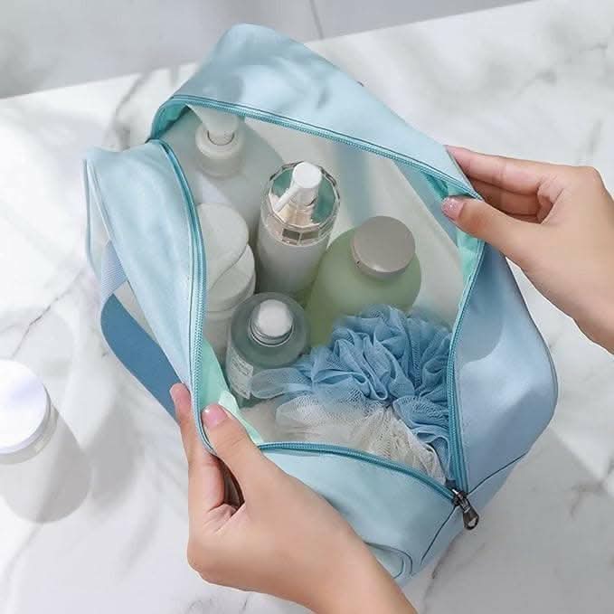 ZEVORA Water-Resistance Toiletries Cosmetics Makeup Storage Organizer Bag - HalfPe