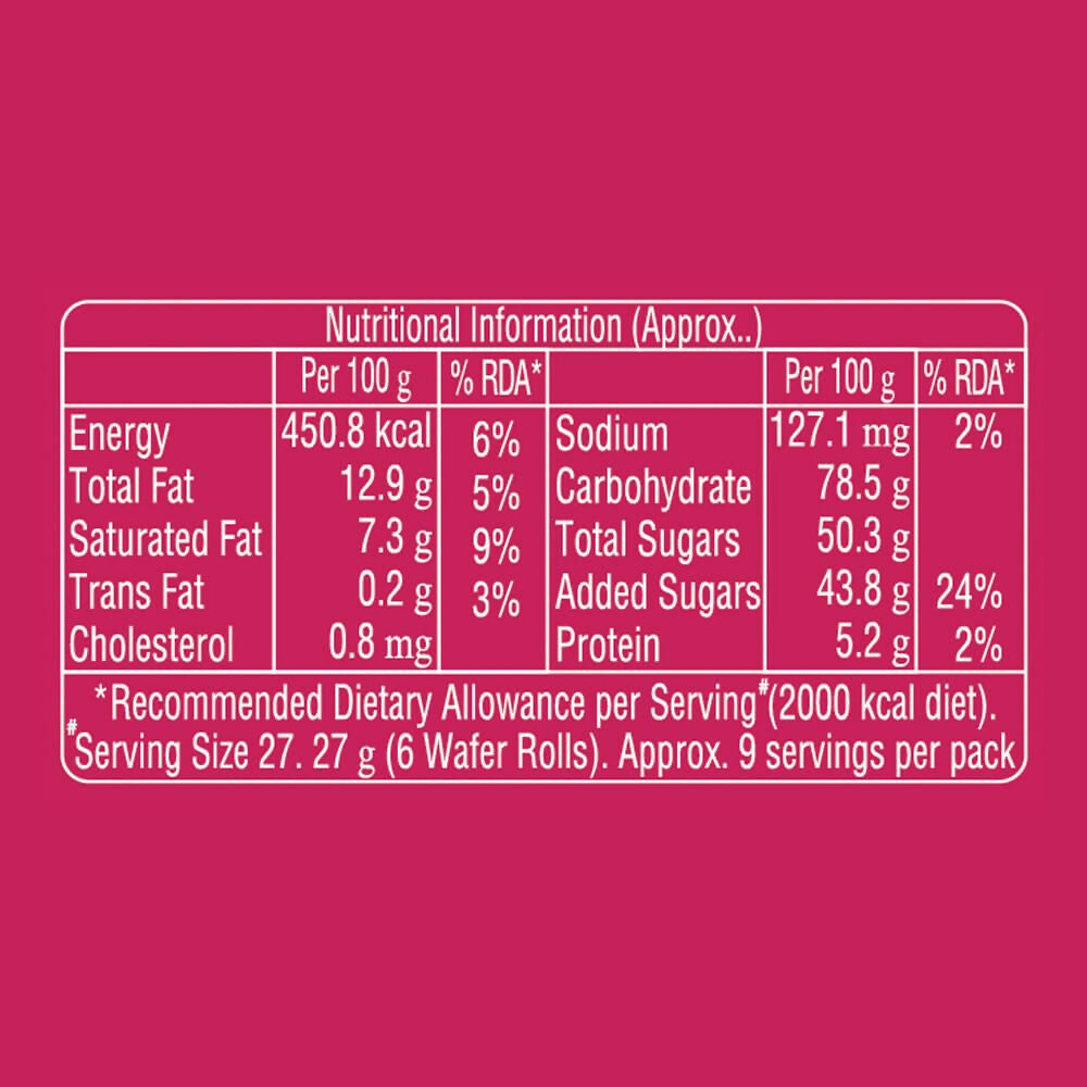 Dukes Waffy Strawberry flavoured Wafer roll Jar (250g)