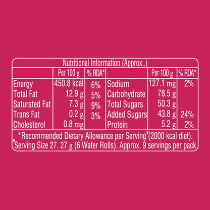 Dukes Waffy Strawberry flavoured Wafer roll Jar (250g)