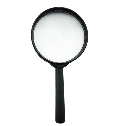Magnifying Glass Lens Set – 2pcs Real Glass, Breakage-Proof, Reading Aid (75mm & 50mm)