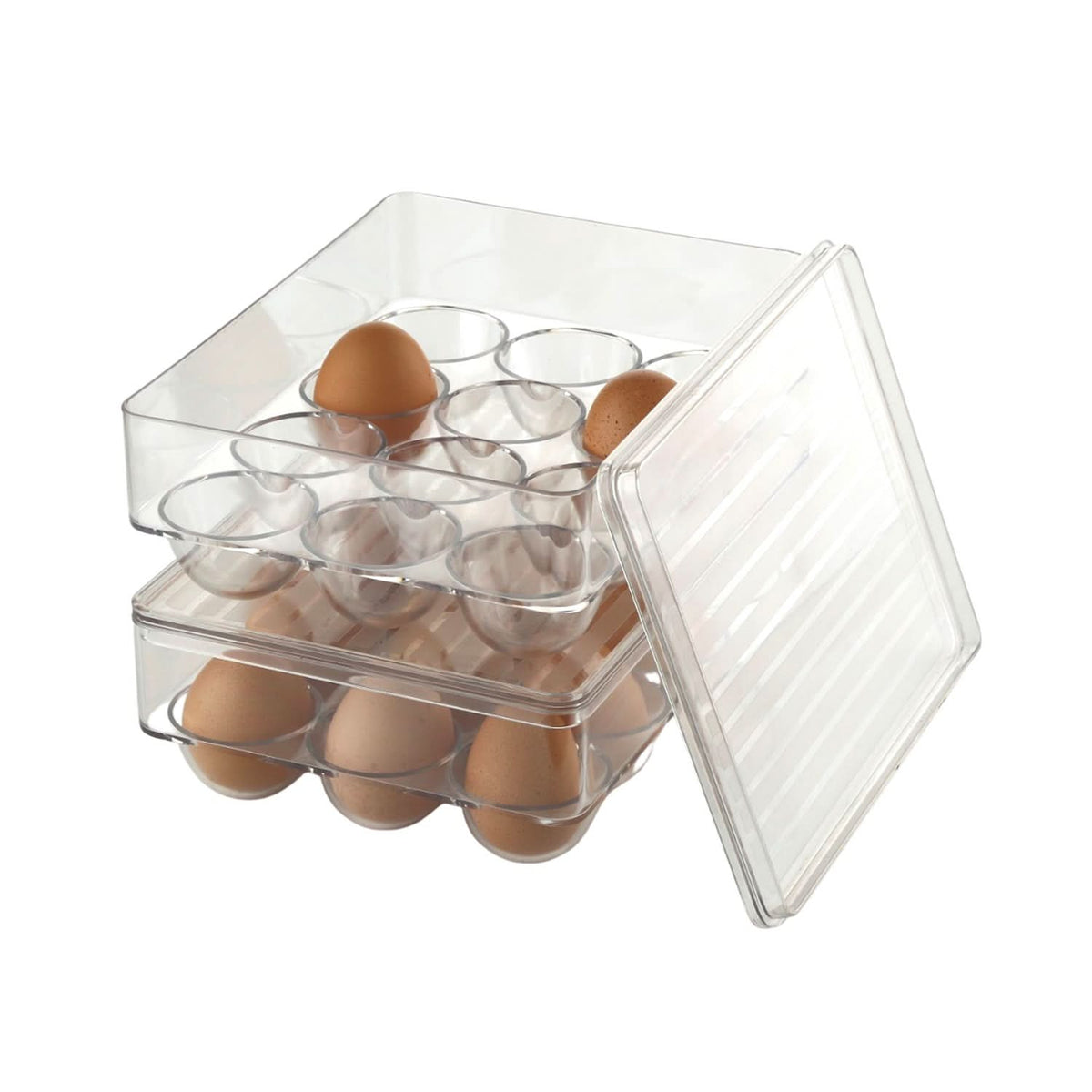 12 Cavity Egg Storage Box For Holding And Placing Eggs Easily And Firmly. HP DD