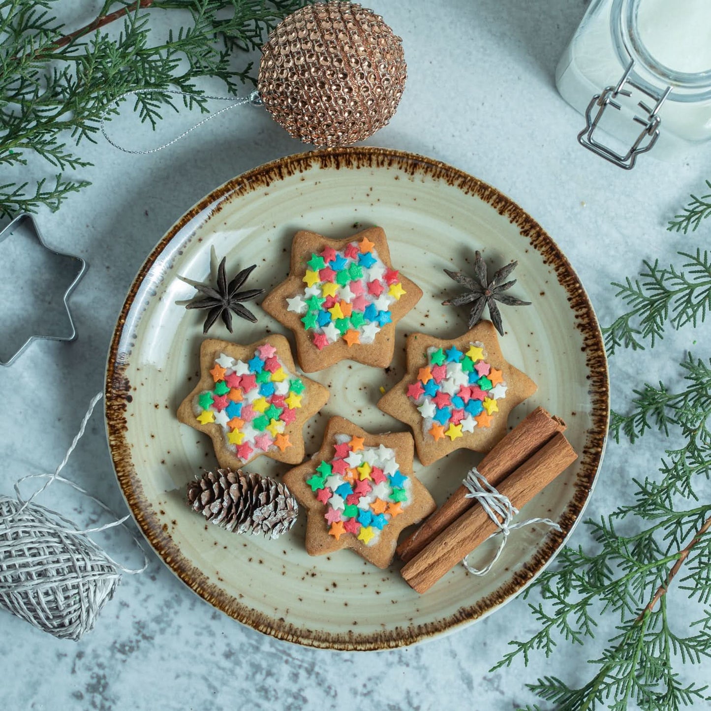 6-Piece Silicone Star Mold Set Flexible, Non-Stick Baking & Craft Molds