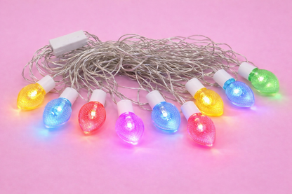 Multi Design Decorative LED String Lights for Home, Festival & Party Decor - White Wire HalfPe - FW -TPT