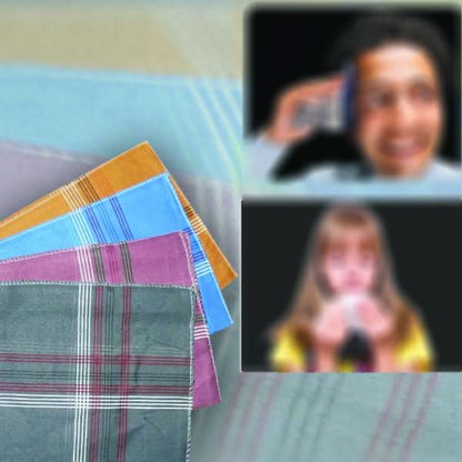 Men’s King Size Formal Handkerchiefs – Pack of 12, Office &amp; Daily Use