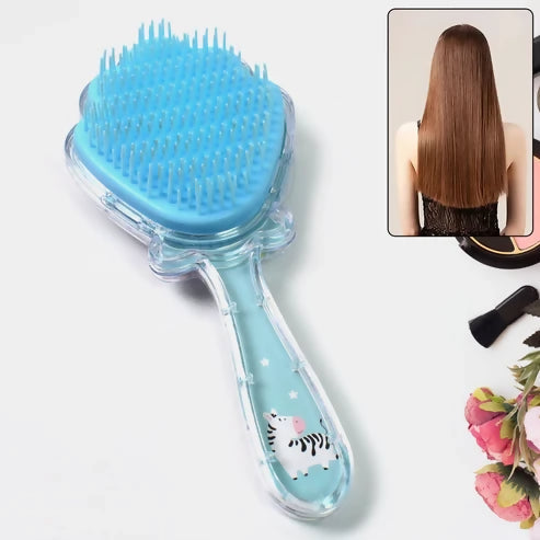 Cartoon Hair Brush Massage Shower Comb Blur Wet Salon-1 Pc ABHI Mobiles