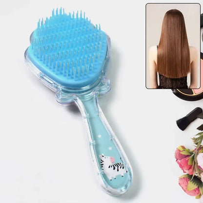 Cartoon Hair Brush Massage Shower Comb Blur Wet Salon-1 Pc ABHI Mobiles
