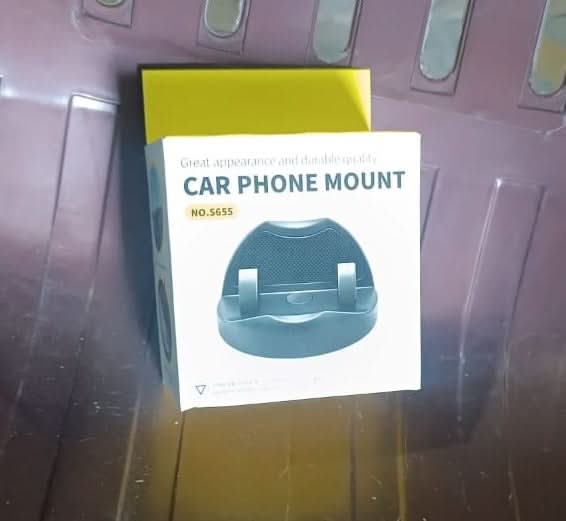 2 In 1 Car Anti-slip Mat Phone Holder Non Slip Sticky Phone Mount Holder (1 Set) HP DD