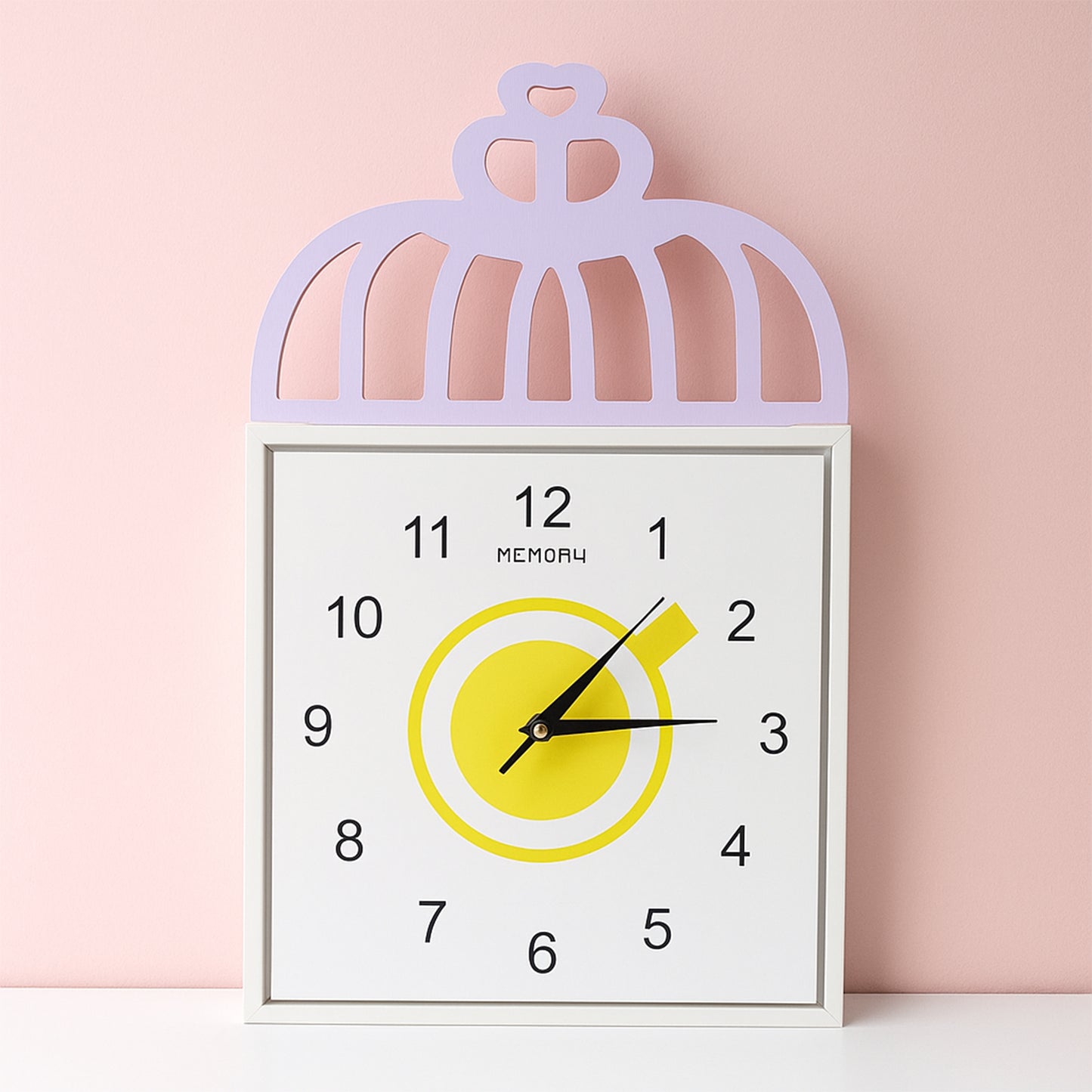Premium Decorative Square Wall Clock for Home &  Kids Room  with  Battery Operated – 1 Pc