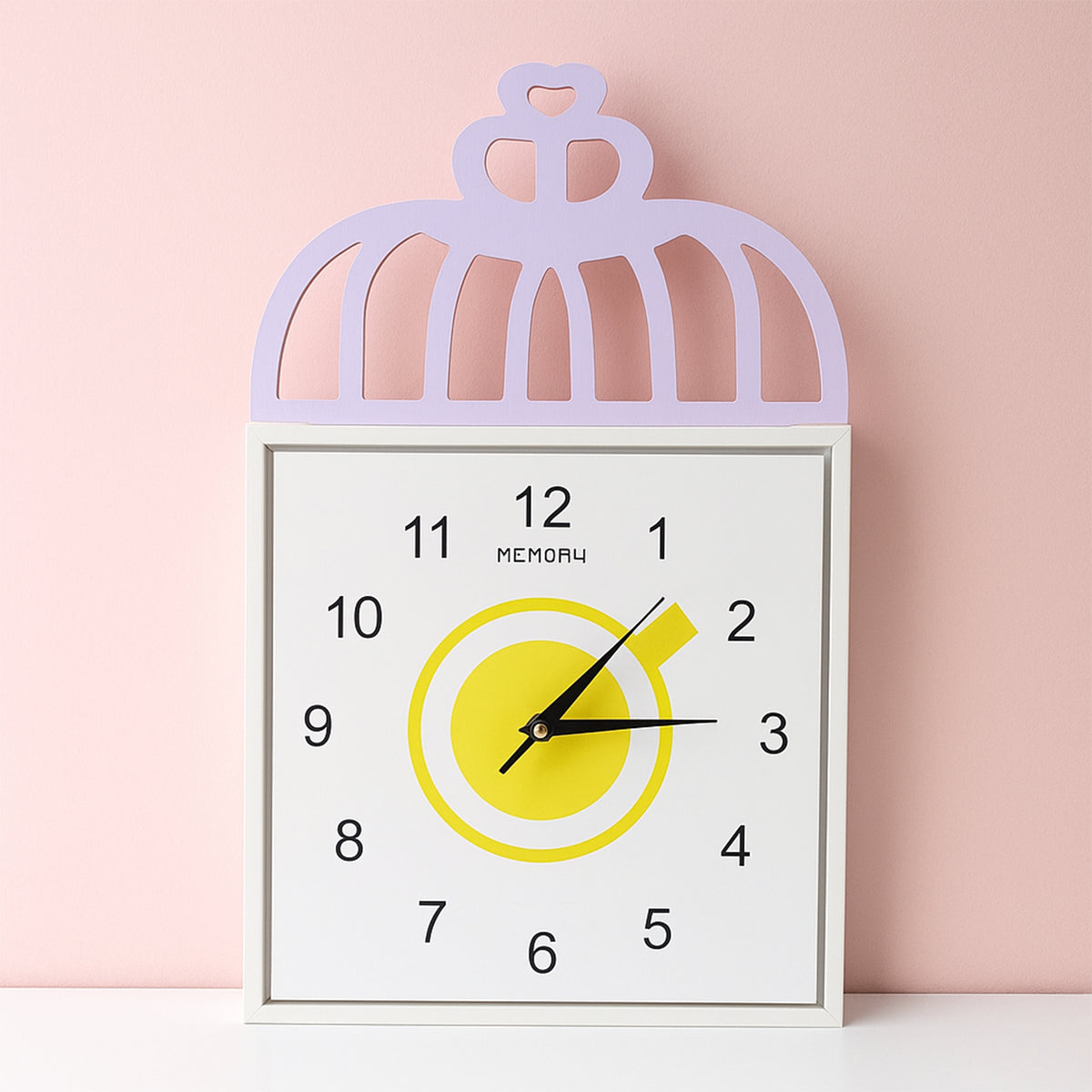 Premium Decorative Square Wall Clock for Home &  Kids Room  with  Battery Operated – 1 Pc