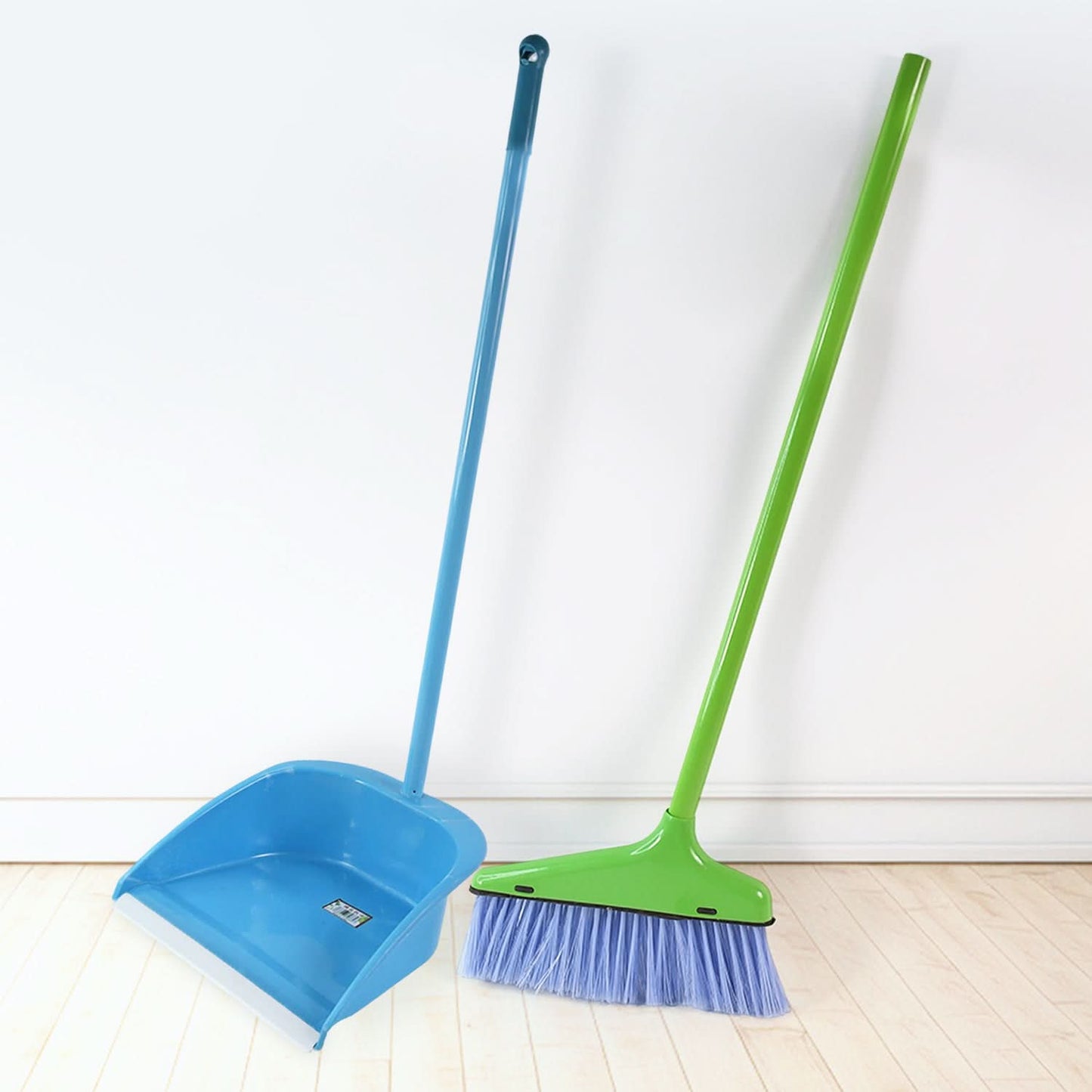 Handle Dustpan & Brush Set Easy Dust Cleaning
