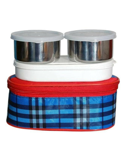 College Double Decker lunchbox (750ml) (Pack of 3) - HalfPe