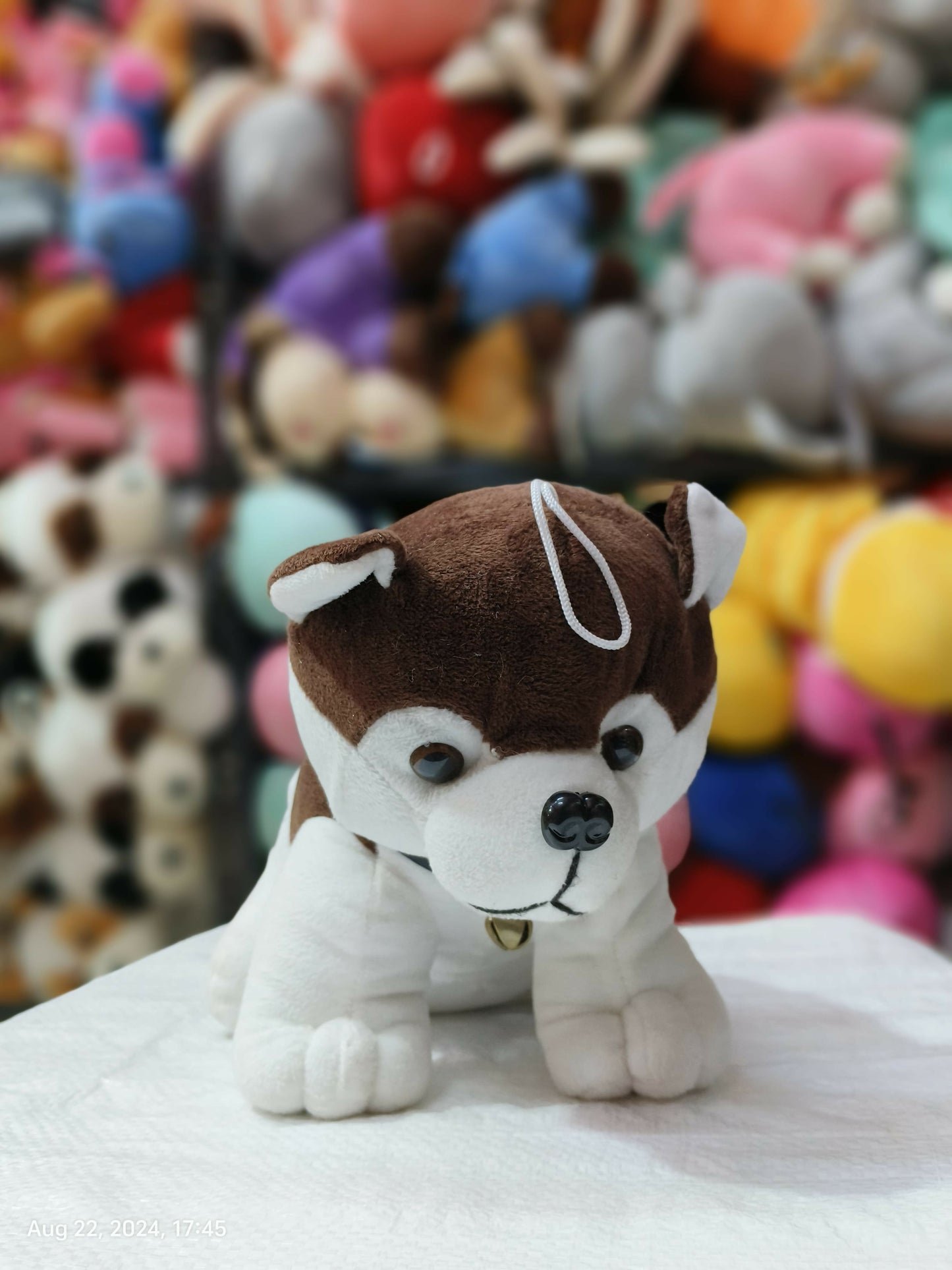 Ultra Soft Stuffed Dog Toy With Plush Super Soft Fabric Brown And White