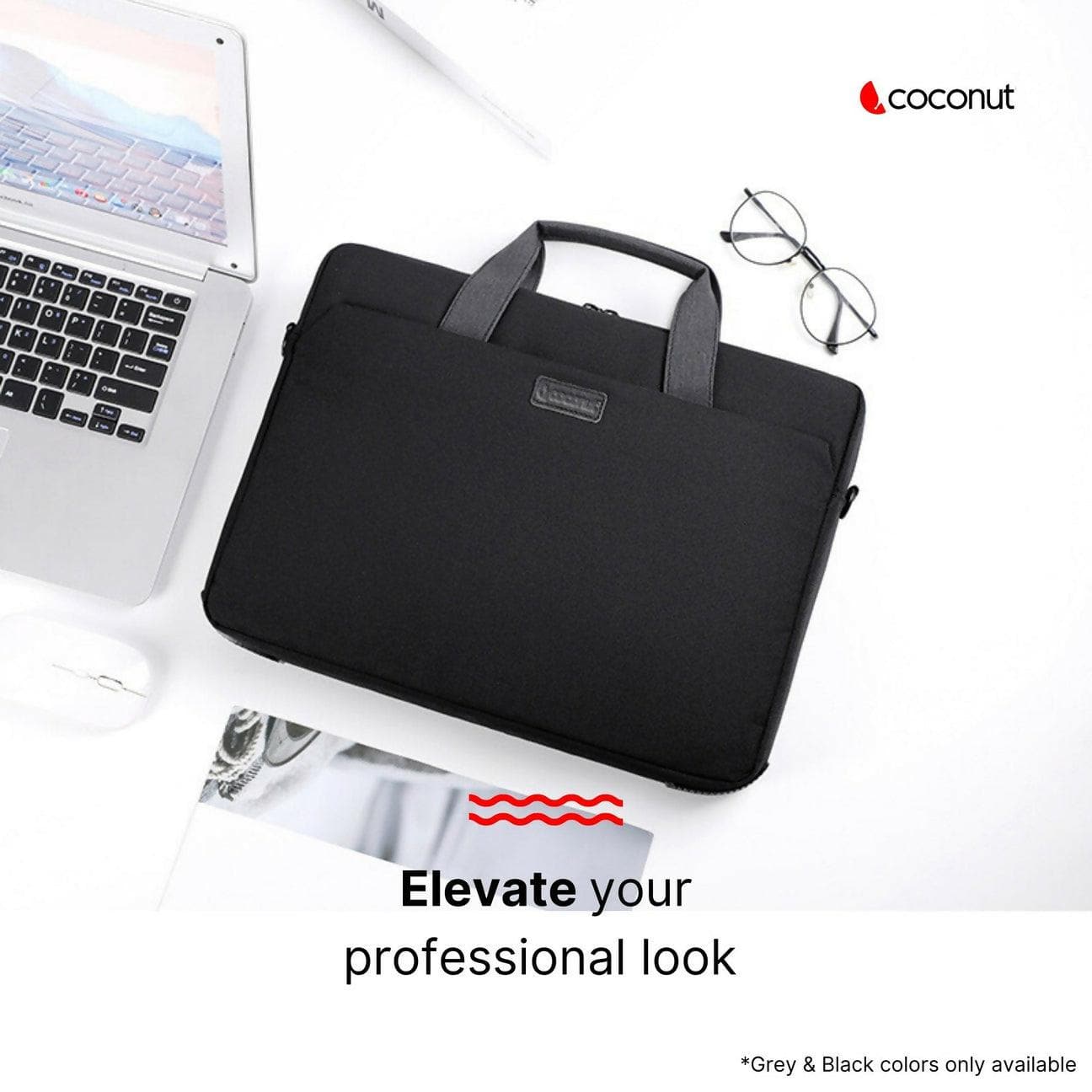 Armor Laptop Bag | Black | 14inch - HalfPe